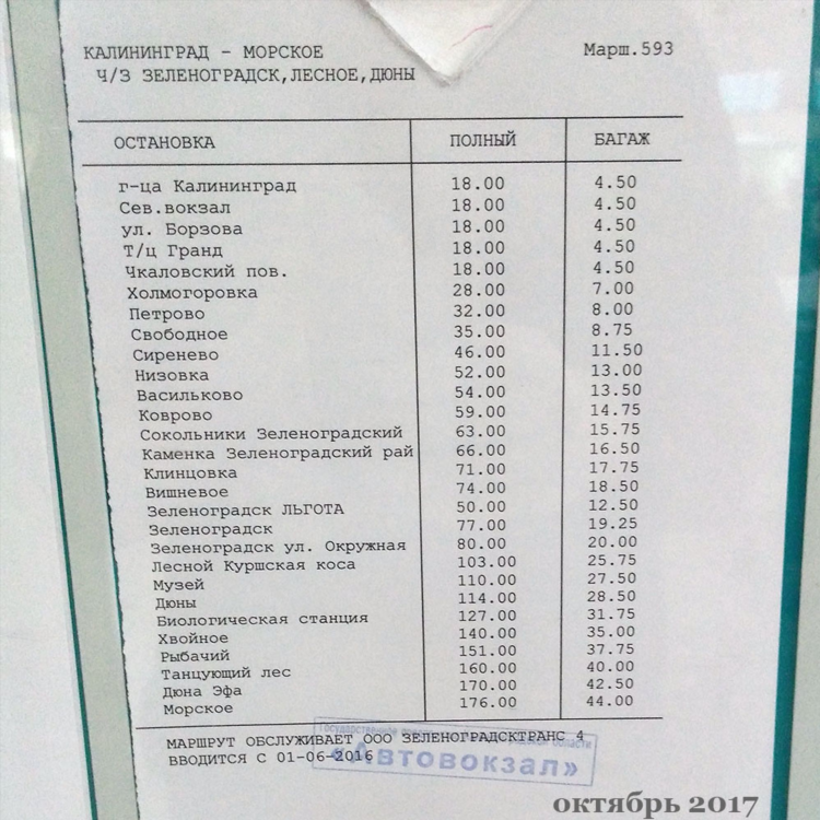 Купить билет на автобус калининград гусев