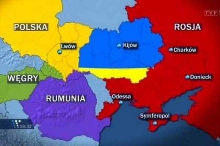 Польша и калининград на карте