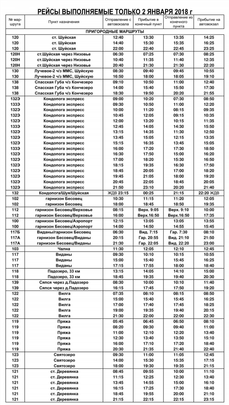 Расписание автобуса 103 калининград